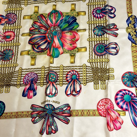 Hermes “Les Rubans Du Cheval” Silk Scarf - Picture 3 of 8